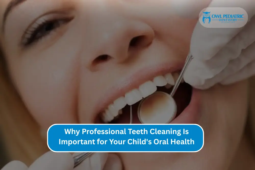 professional teeth cleaning for children